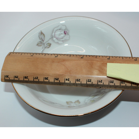 4 Vtg Johann Haviland China Berry/Dessert Bowls Sweetheart Rose Bavaria Germany - Picture 6 of 14